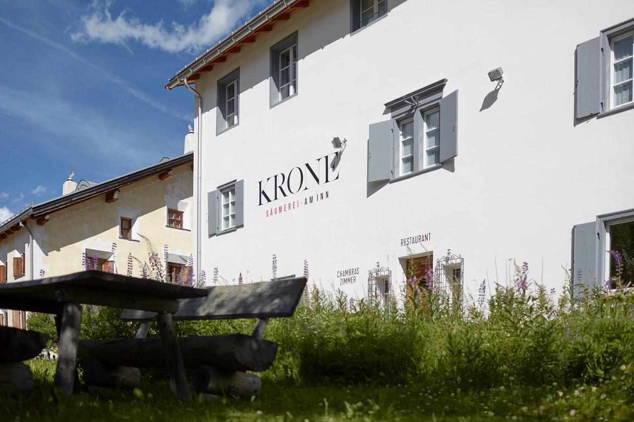 Krone Saeumerei Am Inn La Punt-Chamues-ch Exterior photo